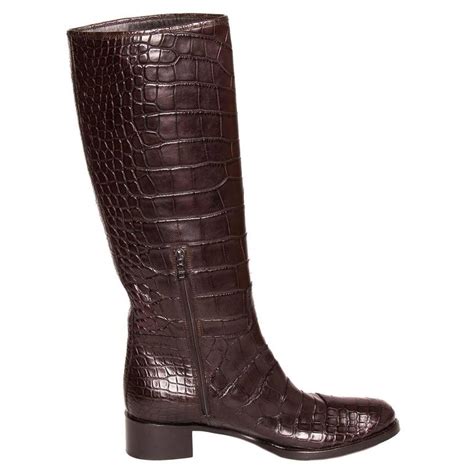 prada crocodile boots|Women's Ankle Boots And Boots .